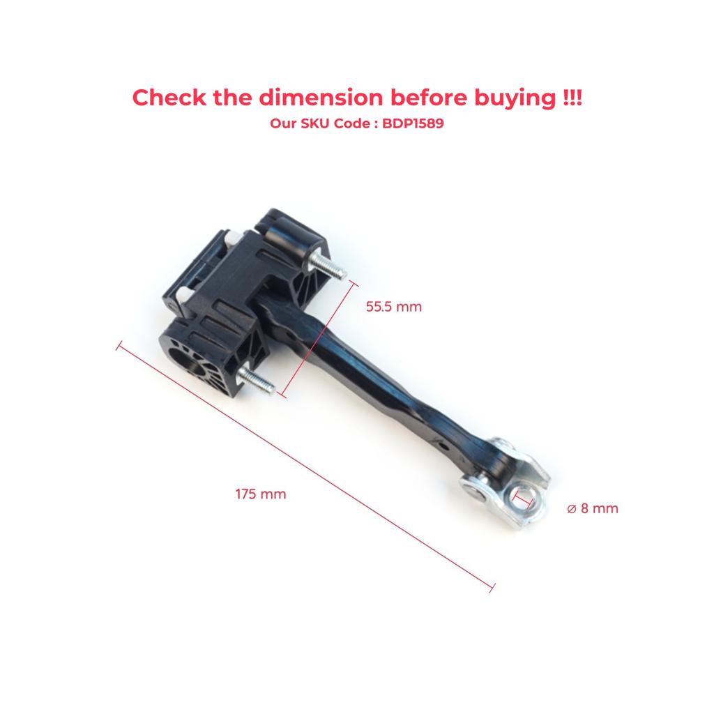 BDP1589 Rear Door Hinge Stop Check Strap Limiter for Volvo V70 MK2 S60 XC90 XC70 Cross Country MK1 31217752