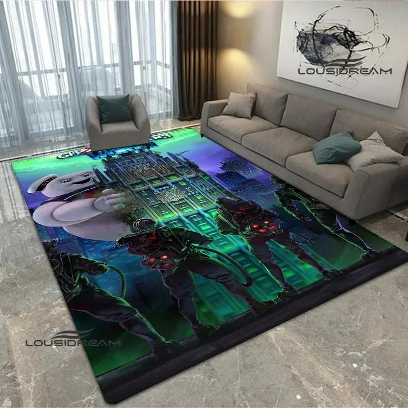 3D G-Ghostbusters Cartoon printed carpet living room bedroom carpet non-slip door mat area rug Home room decor birthday gift