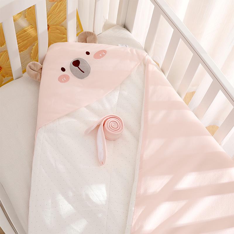 300g Reines Baumwoll-Abnehmbares Pucktuch für Neugeborene - Verdickt für Frühling, Herbst, Winter