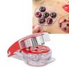 Red Date Pitting Remover New Household Accessories Press-type Cherry Pit Corer Kitchen Gadgets Six-hole Cherry Pit-removing Tool