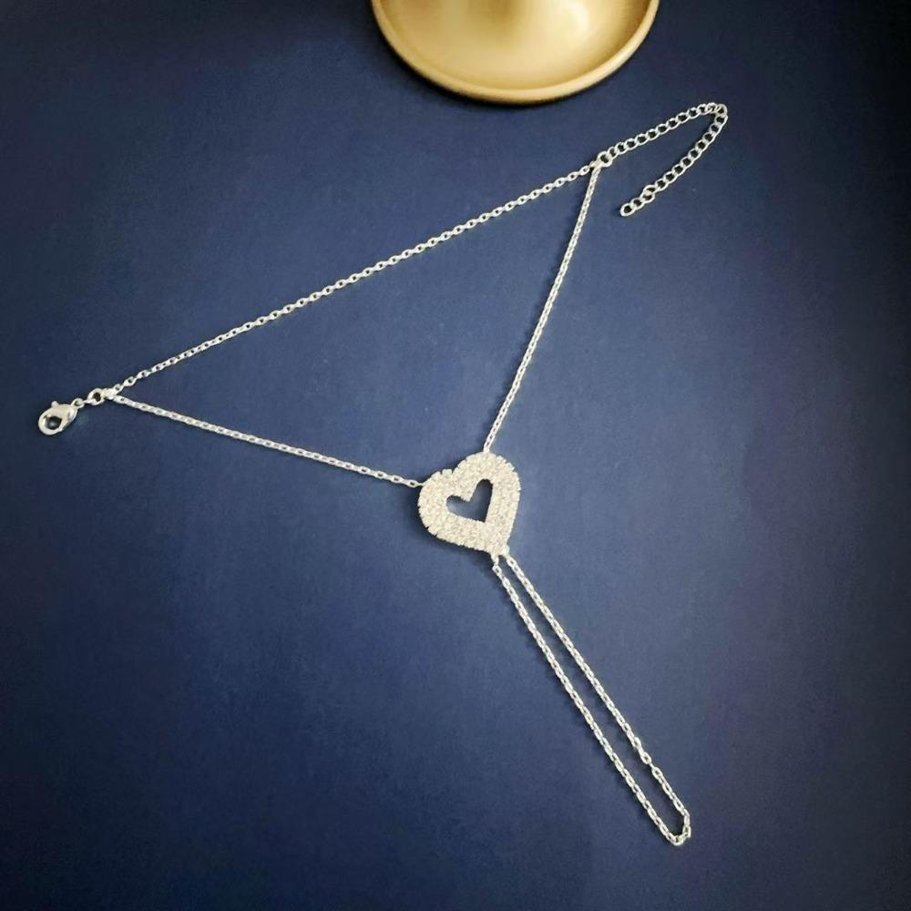 Bohemian Glänzendes Rhombus Kristall Armband für Damen Mädchen Einfache Dünne Herz Blume Schmetterling Kette Fingerarmbänder Schmuck Geschenke