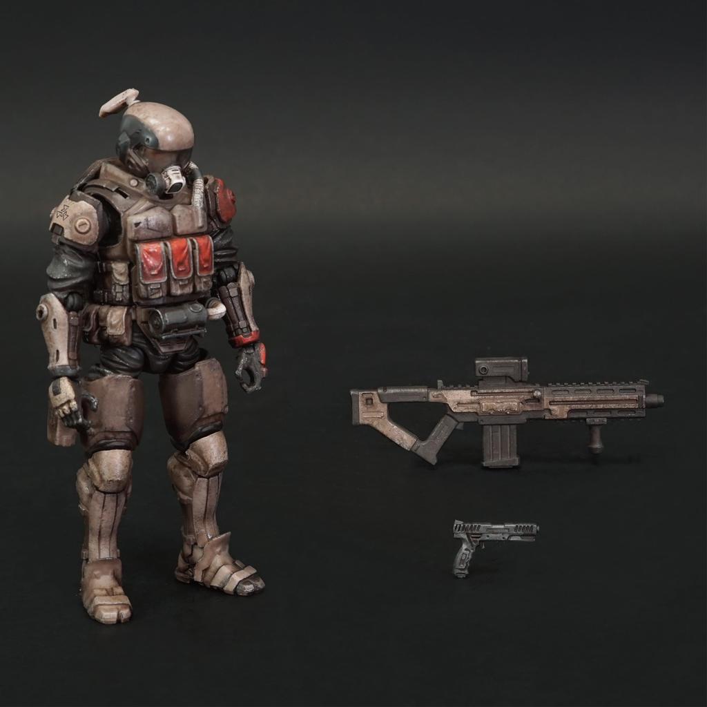 TOYS ALLIANCE LIMITED "Acid Rain" FAV A110 Akagarasu Hazmat Ronin 1/18 Scale ABS Painted Movable Figure
