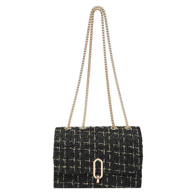 Bag women's 2025 new temperament small square bag fashionable versatile single shoulder portable baguette bag high value women's bag