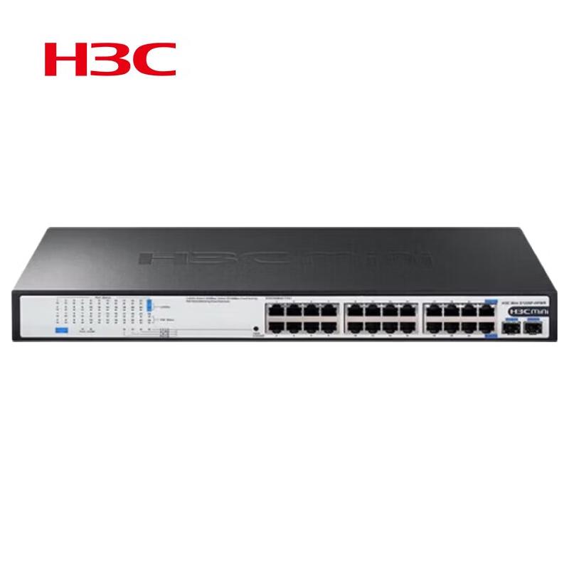 

H3C Mini S1226F-HPWR 24-Port Gigabit PoE Unmanaged Switch