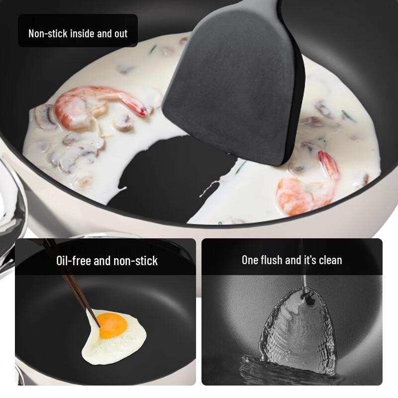 Wenlun Berg Lint Keramiek Anti-aanbak Multi-Cooker Pan