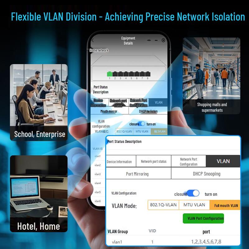 Huo Yi Managed PoE Network Switch