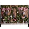 LS Butterfly Garden Backgrounds Cake Smash Kids Adult Photography Props Child Baby Balloon Decors Photo Backdrops