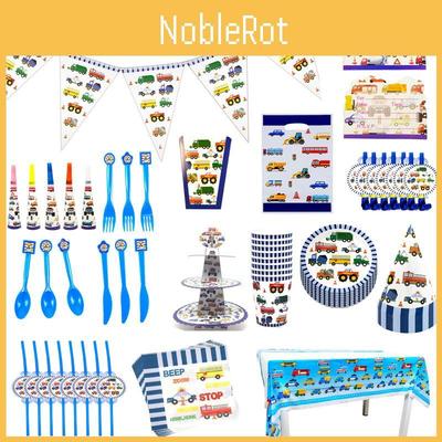 Engineering Car Party Supplies For Kids Birthday Celebration**