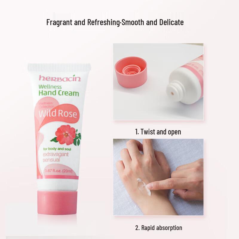 Herbacin Rose & Chamomile Hydrating Hand Cream