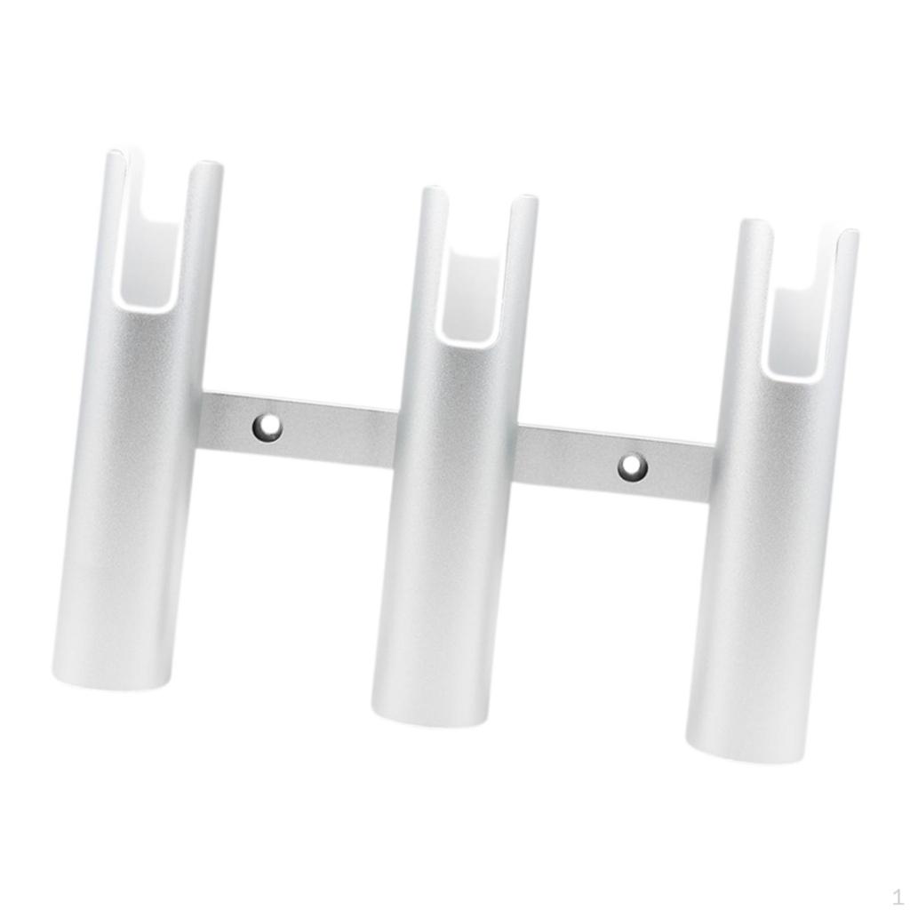 3 Tube Fishing Rod Holder, Lightweight And Convenient Deck Mount