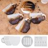 Coffee Lemon Slices Mold Epoxy Resin Casting Mold Teapot Mat Tray Storage Rack Mold Jewelry Making Mold Home Decorations