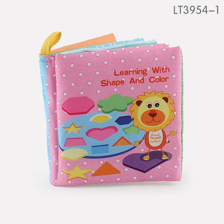 2017 Baby Cloth Book Early Education Toy English Cognitive Handheld Book Tear-resistant With Rustling Paper Bb Call