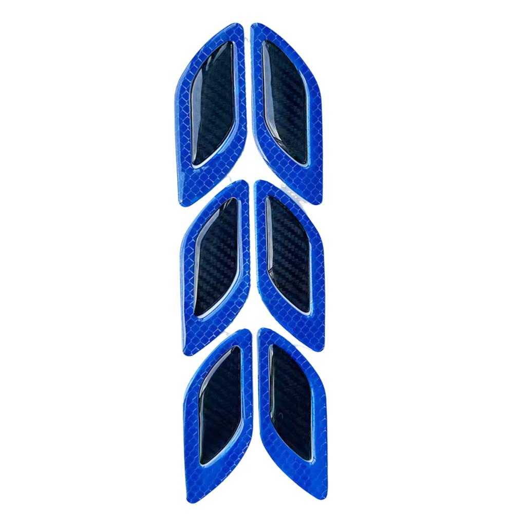 Adesivi 3D in Resina Epossidica Fatti a Mano con Forte Adesivo Nastro Riflettente Molto Luminoso 6pz per Prevenzione Graffi Carrozzeria Auto