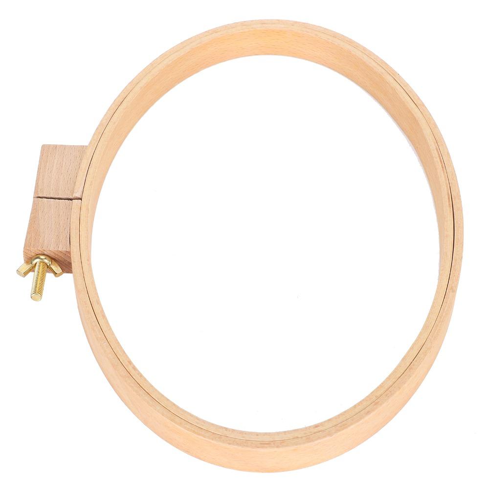 Universal Clamp Oval Frame Wide Wooden Frame Wood Embroidery Hoop DIY CrossStitch