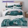 Watson&Sherlock Pattern Bedding Home Decoration Birthday Gift ( 1 Duvet Cover + 2 Pillowcase, Without Core),fan Merchandise.
