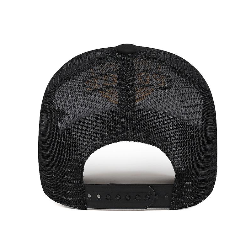 High-top Hats for Men and Women, Summer Sun Protection Baseball Caps, Thin Breathable Letter Sun Hats
