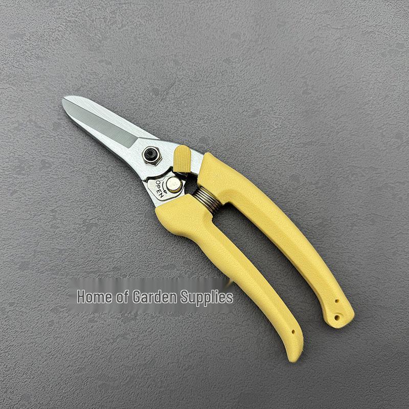 Taiwan Pruning & Bonsai Scissors - 140A Straight Blade Gardening Shears for Fruit Trees & Seedlings