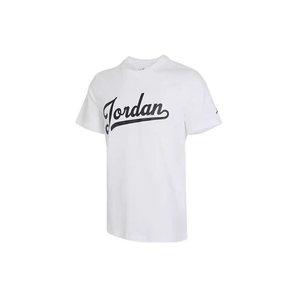 Jordan Flight MVP T Shirts Men's White Crew Neck Moderate FN5959-100