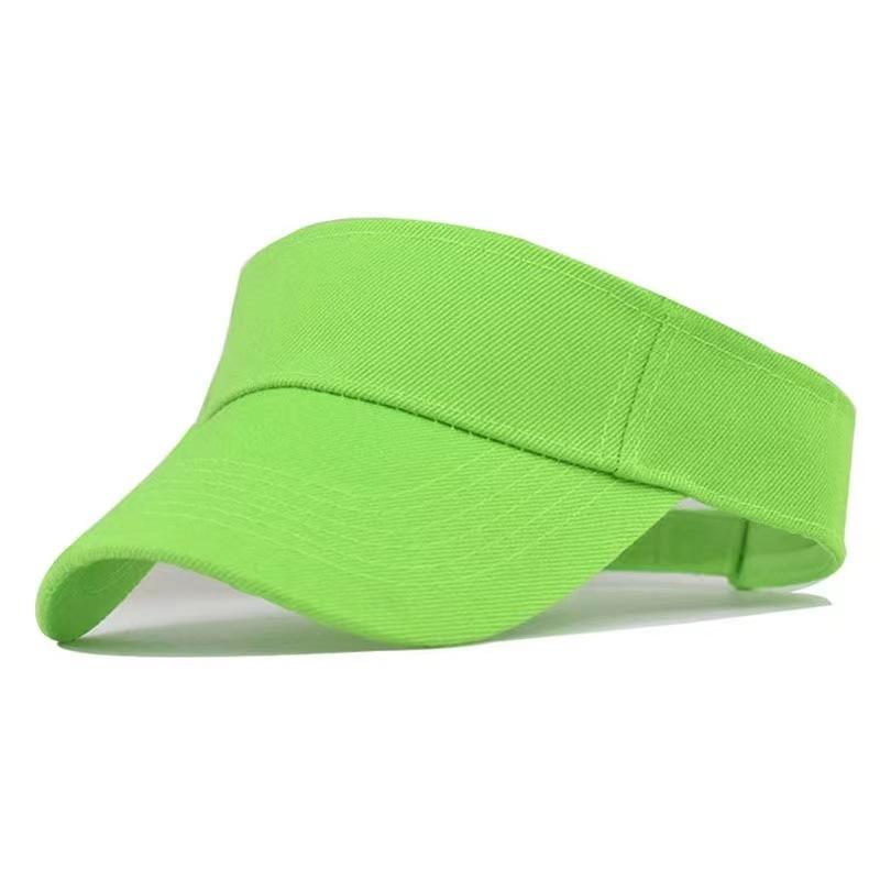 Outdoor Interactive Sun Hat with Embroidered Print and Empty Top Design