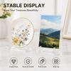Plastic Acrylic Easels Plate Holders Picture Display Stands for Wedding Home Birthday Table Decoration Photo Art Display