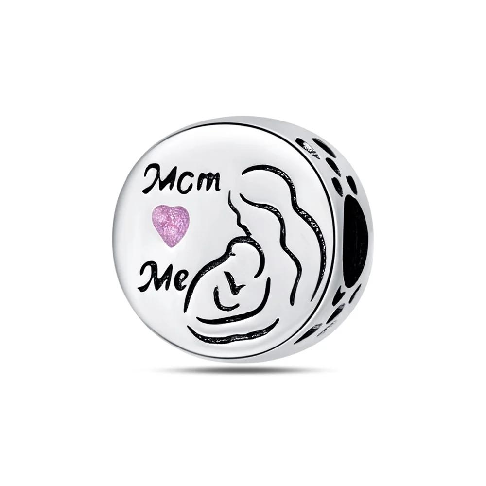 Splittable Mother Daughter Dangle Charm Bead Component Bead Components Compatible With Authentic Original Bracelet High Quality Fine Jewelry Designed