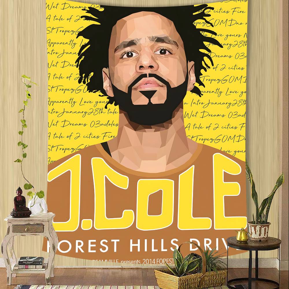 J Cole Happy Birthday Banner Backdrop For Birthday Banner Party Background Decor Decorations