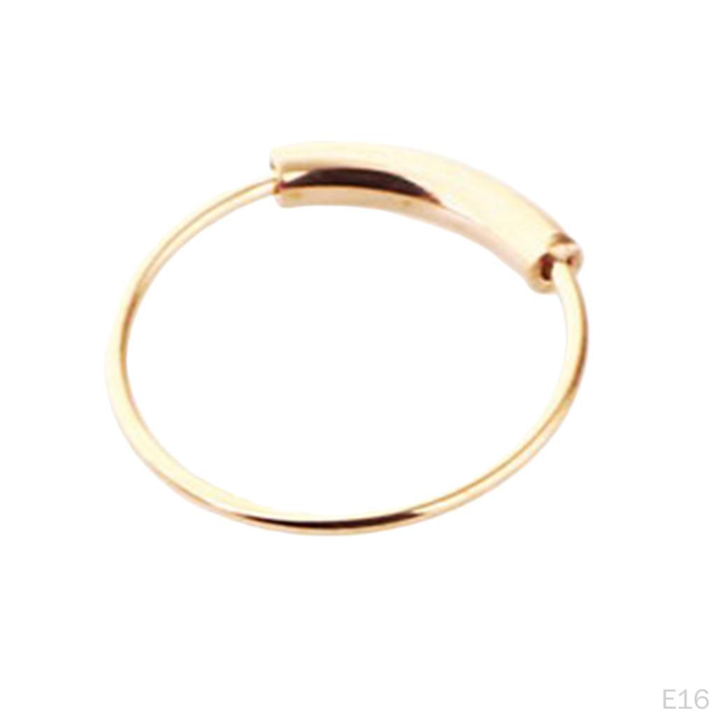 2 Pieces Solid Stainless Steel Nose Ring Studs 6mm 8mm 10mm