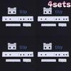 1/4 Sets Refrigerator Door Sliding Guide For Electrolux/Siemens/ Built-In Fridge Door Slide Rail Mounting Kit