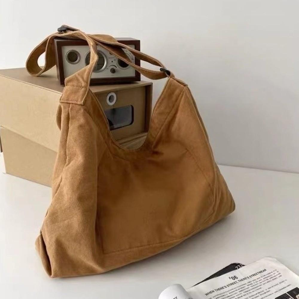 Thickened Sturdy Canvas Crossbody Bag Retro Tote Bag Multi-purpose Messenger Bag Student