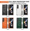 Compatible Fold Series Phone Case: Drop-Proof, Dual-Fold with Pen Slot for Samsung Z Fold3, Z Fold4, Z Fold5.