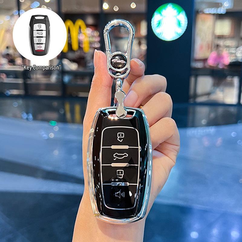 Key Cover for 2024 Haval Big Dog: Fits 23mm Chitu H6, 22mm New H9 Buckle, 19mm Old M6 Case - Simple Design