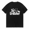 Unisexs Fashion The Grillfather Funny Bbq Grill Chef Tee Shirt Summer Cotton Short Sleeve TShirt ONeck Top Tee