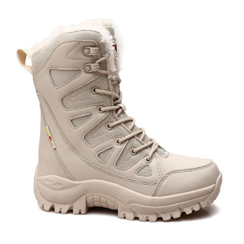 Jinjiang Dachang Winter New Outdoor Couple Large Size Snow Boots High Top Velvet Thicker