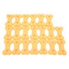 20pcs Rubber Dog Squeaky Bone Toy Teeth Cleaning Dog Bone Chewing Toy for Small Medium Dogs