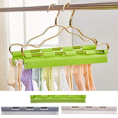 Rutschfester Mehrzweck-Kleiderbügel für Socken, Unterwäsche, BHs, Handtücher, Clip, Peg, winddichter Wäscheständer aus Kunststoff