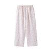2025 Summer Girls' Lace Edge Home Wear Gauze Mid-Length Slimming Skirts Pastoral Floral Cotton Sling Nightdress