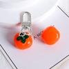 Eye catching Key Chain Charm Pendant Delicate Bag Charm Dainty Persimmon Decoration Keychain for Fashion Enthusiasts
