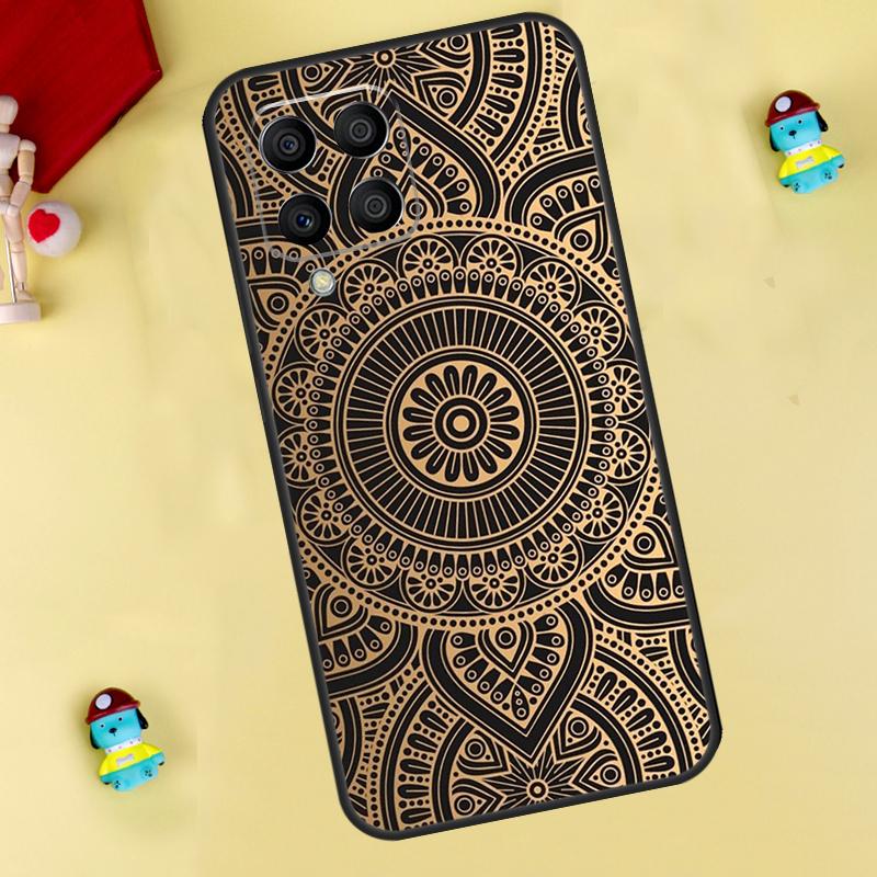 Mandala Flower Totem Case For Samsung Galaxy M55 M14 M34 M54 M32 M52 M15 M11 M12 M13 M06 M16 M36 M56 M31 M53 M35