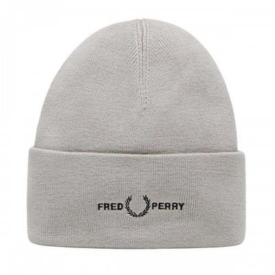 Fred Perry Unisex Adult Graphic Logo Beanie