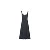 Pure Desire Sexy Suspender Vest Skirt Temperament Black Dress Women's French Design Feeling Waist and Thin Long Skirt Summer