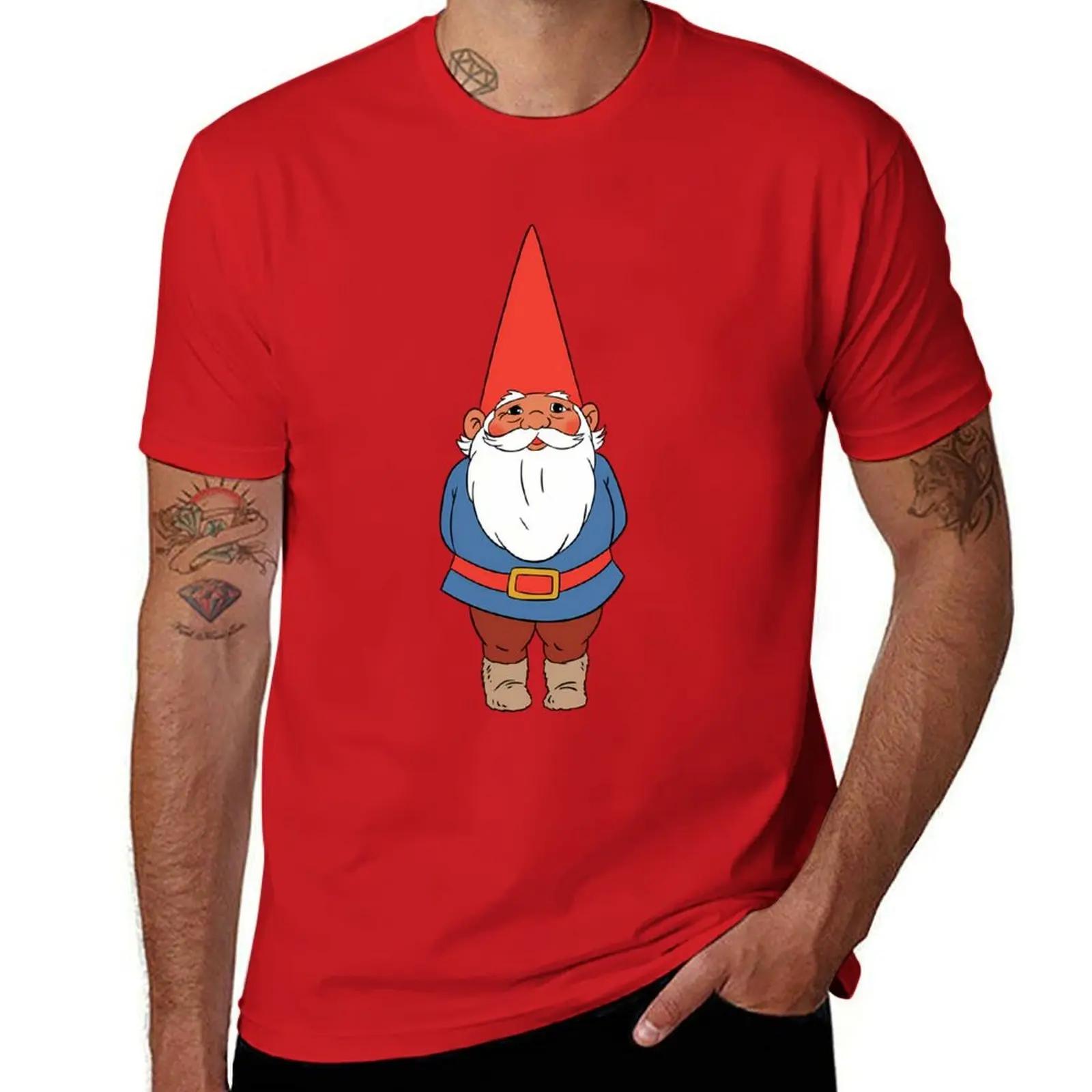 XIXI Fashion David de Kabouter T-shirt vintage grafisch t-shirt plus size kleding oversized t-shirt vintage workout shirts voor mannen XL