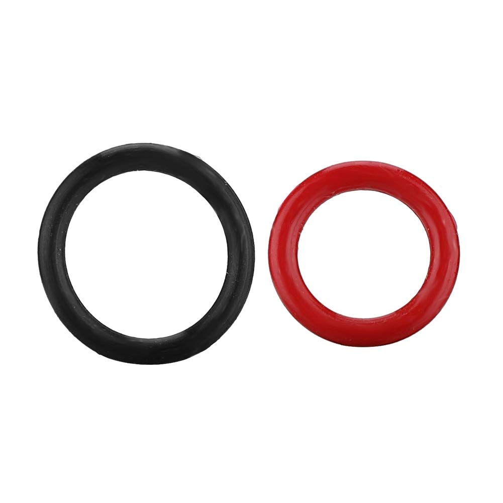 2pcs Power Steering Pump Rubber Inlet & Outlet O-Ring Seals,