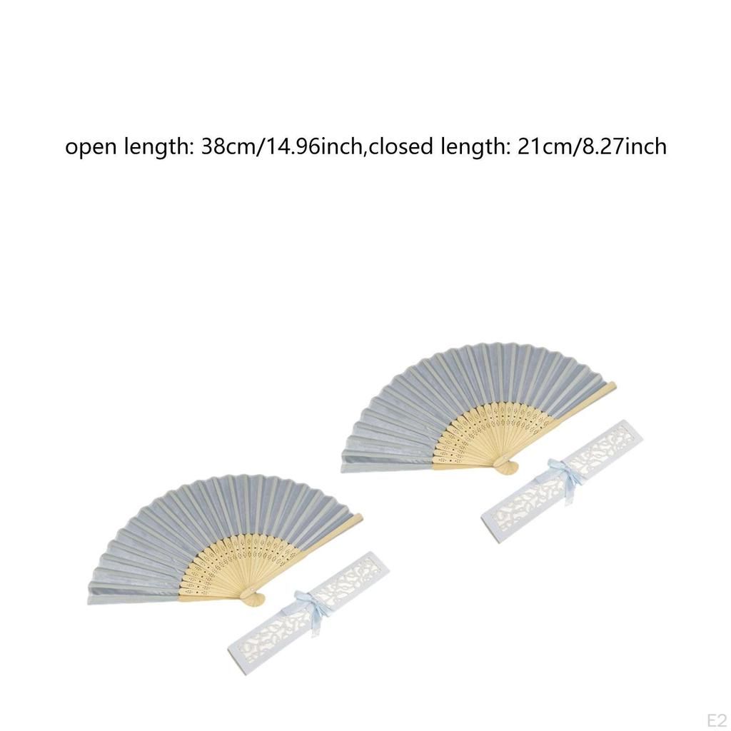2 Stück Faltfächer Braut Handgeschenke Dekoration Kreative Handfächer Hochzeit für