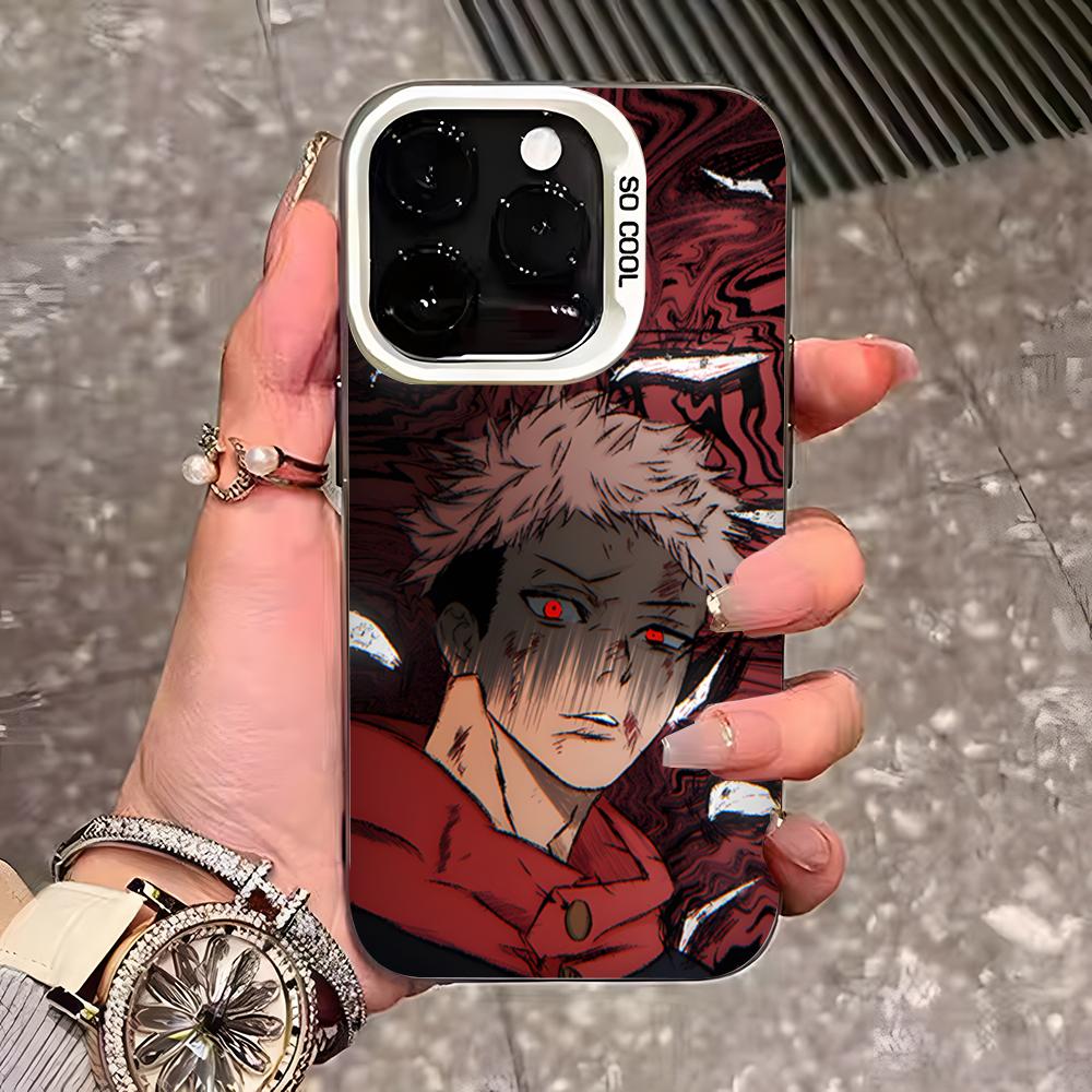 

Cool Jujutsu Satoru Gojo Phone Case For IPhone 17 Pro Max 16 15 14 13 11 12 Mini Xs Xr 8 Plus Se Color Silver Cover iPhone 15 Pro