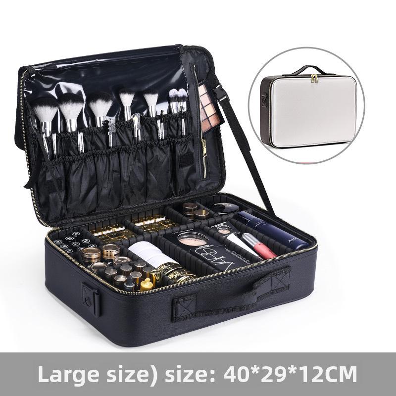 Large Capacity Portable Makeup and Nail Art Organizer
