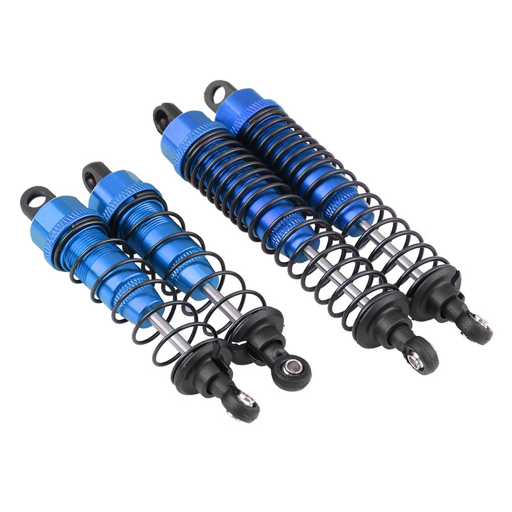 4pcs RC Car 90-108mm Aluminium for FS 53633 51805 51806 1:10 Truck (Black)