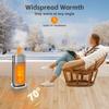 1500W Portable Space Heater for Indoor Use with Thermostat Humidifier, 70°Oscillation 12h Timer Overheat Tip-Over Protection for Bedroom Home Office