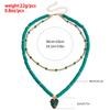 Accessories, Sweet And Cool Wind Contrasting Colors, Beaded Leaves, Pendants, Necklaces, Ethnic Style Soft Pottery Sets, Women'S Necklaces.