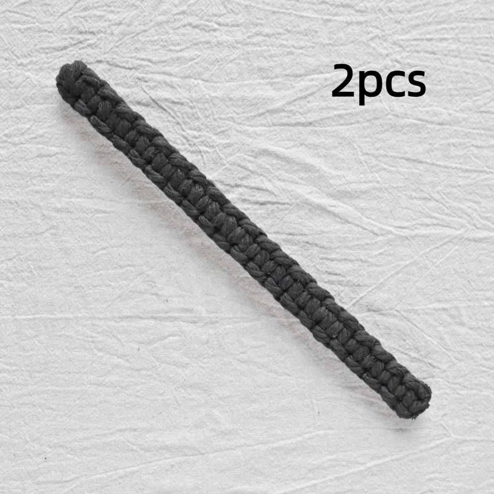 2pcs Adjustable Curtain Holders Handwoven Rope Holdbacks Curtain Tiebacks  for Living Room Bedroom чёрный