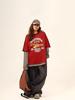 Women's Retro Patchwork Round Neck Long Sleeve Casual T-Shirt